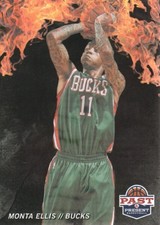 2011-12 Panini Past and Present Fireworks Bucks Basketball Card #11 Monta Ellis