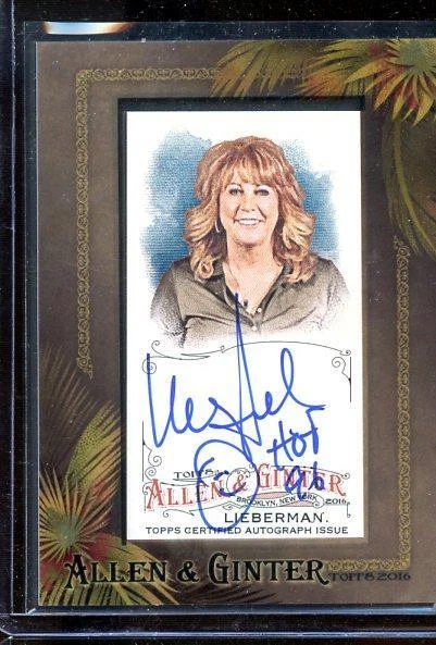 2016 Topps Allen and Ginter: #AGANL Nancy Lieberman Auto - Image 1 of 1