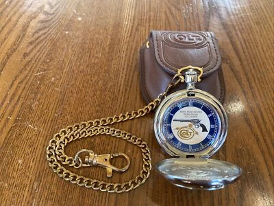 RARO Reloj Bolsillo Colt Peacemaker Franklin Como Nuevo, con Bolsa y Cadena CASI COMO NUEVO Foto 1 de 4