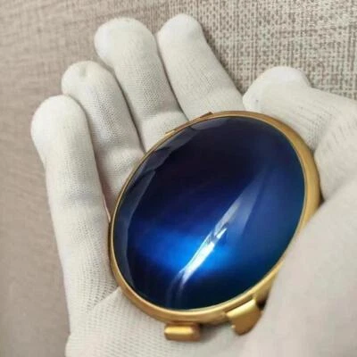 Compact Round Semi-automatic Antique Handmade Brass Mechanical Lighter Gift - Image 1 of 4