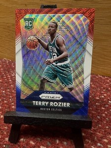 2015-16 Panini Prizm Rookies Red White & Blue Prizm Terry Rozier #338 Rookie RC