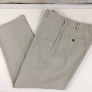 Pantalones Pro Tour caqui delanteros planos para hombre 34x29 - Imagen 1 de 5