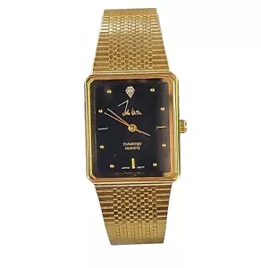 Vintage John Weitz Diamond Quartz Ladies Watch Adjustable Band **New Battery** - Picture 1 of 11