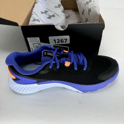 Under Armour Girls Shoe, Black/Oxford Blue/Brilliant Violet, Size 5.5, New - Image 1 of 4