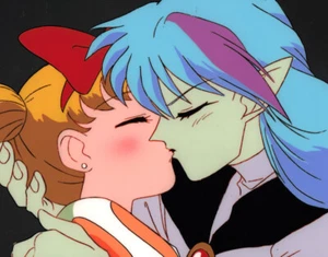 Sailor Moon R Anime Cel Animation Art Ail Kissing Usagi Season 2 Toei Japan - Picture 1 of 3