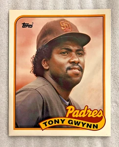 TOPPS DUO-TANG BASEBALL SAN DIEGO PADRES "TONY GWYNN" TWO POCKET FOLDER - Picture 1 of 6