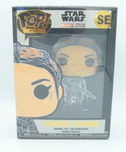 Funko PoP! Pin Star Wars Mandalorian SE Fennec Shand Enamel Pin Removable Stand - Picture 1 of 6