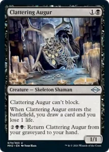 CLATTERING AUGUR x4 ~mtg Casi nuevo-m Modern Horizons 2 Unc - Imagen 1 de 1