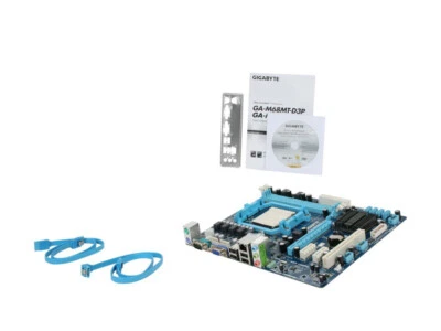 GIGABYTE M68MT-S2P NVIDIA GeForce 7025 Socket AM3  mATX Motherboard - Image 1 of 4