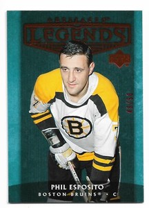 2005-06 Upper Deck Artifacts Legends Red /50 #115 Phil Esposito (Boston Bruins)