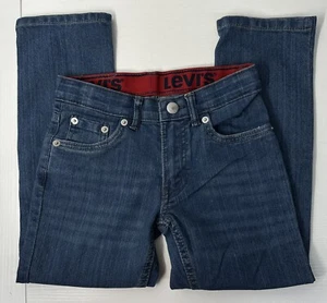 Levi Strauss SZ6 Boy 511 Slim Flex Adjust Waist Stretch Straight Jeans (T8-14 - Picture 1 of 7