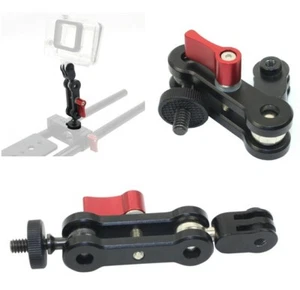 Für GoPro ActionCam | Metall Halterung Verlängerung 2 Kugel-Gelenke 1/4 KG2 Frot - Bild 1 von 10