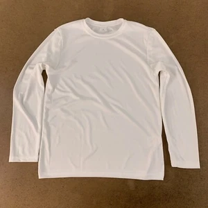 Joe's USA DriEquip Youth Size Medium White Long Sleeve Competitor Tee New - Picture 1 of 4