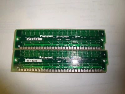 Lot of (2) Panasonic MN4A091MOS80 1Mx9 30-Pin 80ns SIMMS  - Image 1 of 4