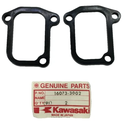 2 PACK GENUINE KAWASAKI 16073-3002 SNOWMOBILE INTAKE HEAT INSULATOR 440 DRIFTER - Image 1 of 4