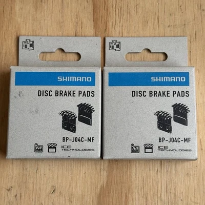2 pares de pastillas de freno de disco Shimano J04C-MF metálicas XT XTR SLX Deore NUEVAS Br-J04C-MF Foto 1 de 3