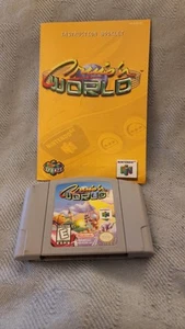 Cruis'n World Nintendo 64 N64 Tested & Working With Manual - Picture 1 of 12