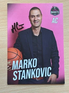 Tarjeta de autógrafo Marko Stankovic Telekom Baskets Bonn firmada original #46295 - Imagen 1 de 1