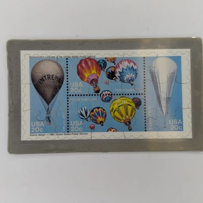 1982 Hot Air Balloon Commemorative Puzzle USPS Stamp Set Scott #2032-2035 E11 - Image 1 of 2