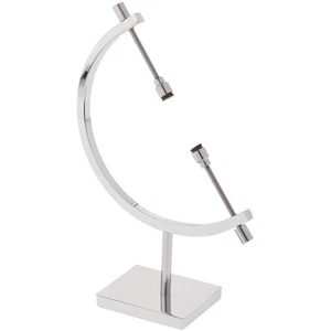 Soporte de pinza esfera cromada Bard's, 6,25"H x 4"W x 1,5"D (artículos de 1,25" - 3,125") - Imagen 1 de 2