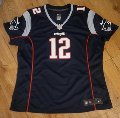 New England Patriots Tom Brady Football Blue Nike Jersey Women's size-2XL - Image 1 of 4