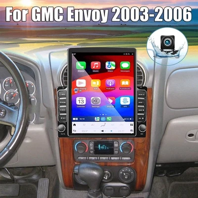 Radio estéreo para automóvil Android 14 Apple CarPlay navegación GPS para GMC Envoy 2003-2006 Foto 1 de 4