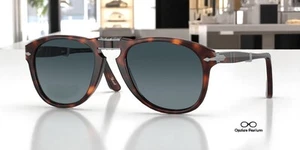Gafas de sol para hombre PERSOL PO0714 24 S3 Havana azul degradado polarizadas 54 mm - Imagen 1 de 2