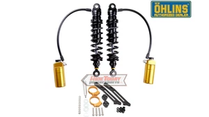 Ohlins HD779S2 13 Shocks Black Harley-Davidson 2014-24 Touring Bagger 250-565lb - Picture 1 of 12
