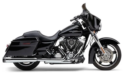 COBRA se adapta a 6290 escape cromado deslizable con punta de ranura de 4,5 pulgadas para Harley FLH/Flt Foto 1 de 2