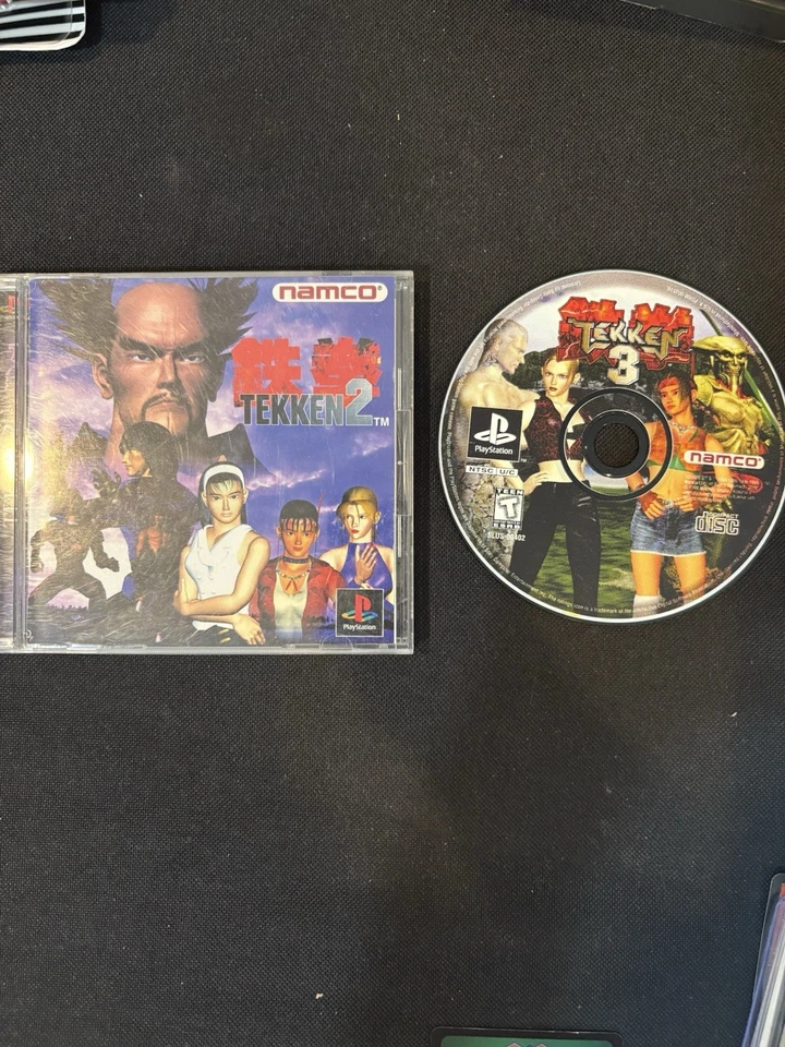 Tekken 2&3 set namco PS1 Sony Playstation Japanese version from Japan - Image 1 of 1