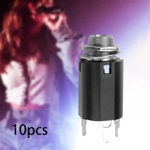 10 stück 1/4 "Gitarre Endpin Jack 6,35mm Stecker für Elektrische Gitarren - Picture 1 of 5