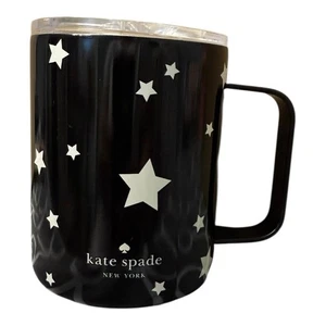 Kate Spade Festival Star Becher - 12 Unzen Edelstahl Becher mit Griff Neu ohne Etikett - Bild 1 von 8