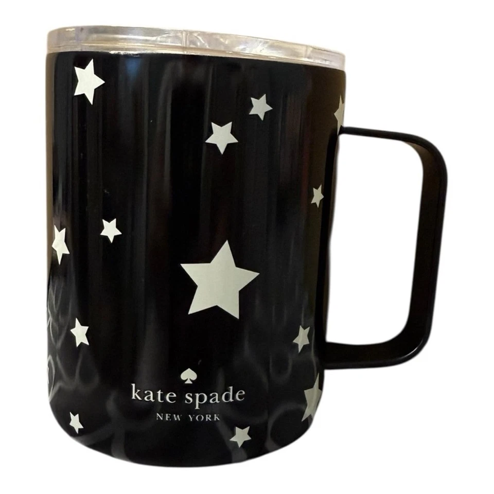Kate Spade Festival Star Mug – 12oz Stainless Steel Tumbler with Handle NWOT - Image 1 of 4