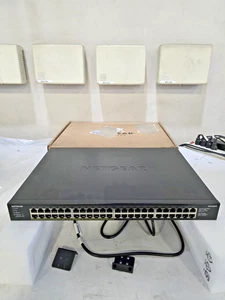 NETGEAR GS348PP 48 Port Rack Mountable Ethernet Switch - GS348PP-100NAS - Picture 1 of 10