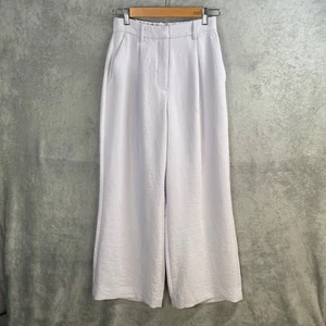 Abercrombie Fitch Curve Love Hose weites Bein Flieder Lila Größe 24/00S schick - Bild 1 von 6