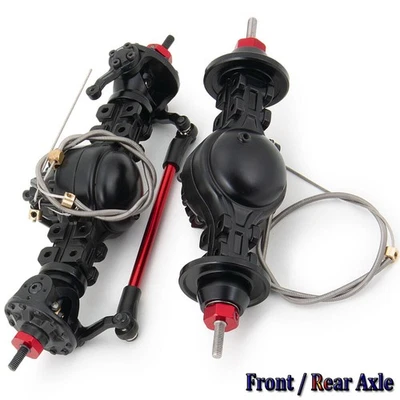 CNC Differential Front / Rear Axle Assembly For RC 1/14 Tamiya Tractor Truck Car - Image 1 of 4