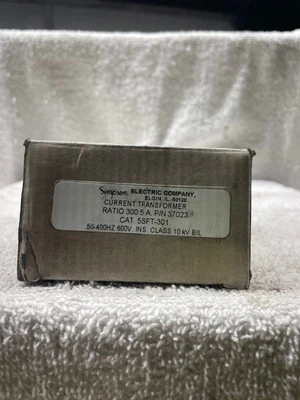 NIB Simpson Electric Current Transformer 5FST-301 Ratio 330.5 P/N 37023 600V - Image 1 of 4