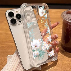 For iPhone 16E 16 Pro Max 15 14 13 12 11 Clear Anti-drop TPU Soft Case Cover - Picture 1 of 20
