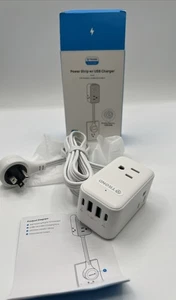 Extensor de Salida TROND con Enchufe Giratorio 360, Divisor de 3 Tomas de CA con PD 20W U - Imagen 1 de 8