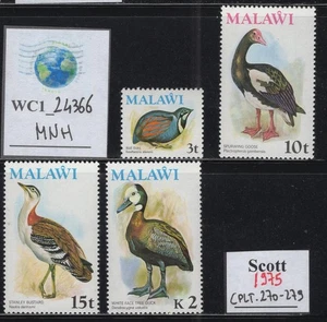 WC1_24366.BRIT. COL.:MALAWI. Kleines Lot von Briefmarken VÖGEL 1975. MNH - Bild 1 von 1