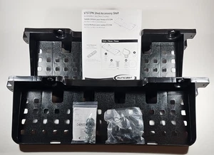 Suncast 25 x 8 Inch Shelf Accessory with Hooks for Outdoor Shed, Black (2-Pack) - Picture 1 of 2