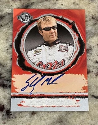 2006 Wheels Authentic Autographs Sterling Marlin Auto Autograph NASCAR  - Image 1 of 2