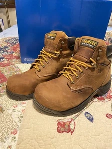 Carolina CA5520 6" Waterproof Composite Broad Toe Work Boots Mens Size 8 EE Wide - Picture 1 of 7