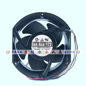 SANYO 109E5748JS5J3 DC48V 0.61A 17CM 17050 4-wire Inverter Fan - Picture 1 of 3