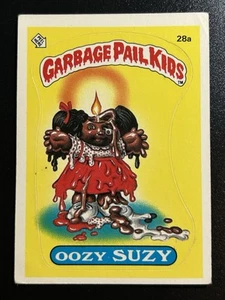 1985 Topps Garbage Pail Kids GPK Card First Series 1 OS1 Matte 28a Oozy Suzy - Picture 1 of 7