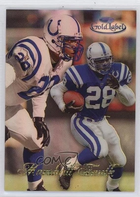 1998 Topps Gold Label Class 1 Black Label Marshall Faulk #11 HOF - Image 1 of 2