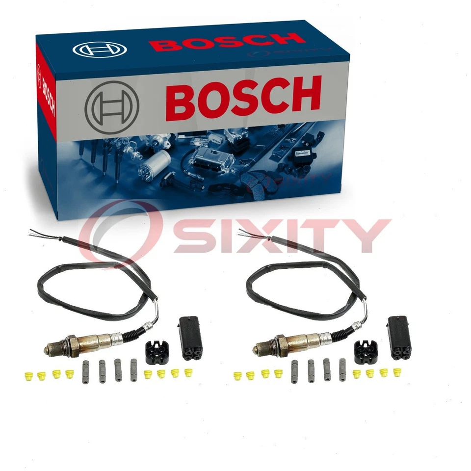 2 pc Bosch Downstream Oxygen Sensors for 2007-2013 Lexus LS460 4.6L V8 O2 gj - Image 1 of 4