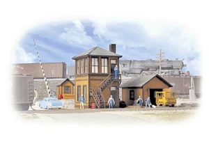 Walthers Cornerstone HO Scale Building/Trackside Structure Kits Tower/Shanty - Picture 1 of 4