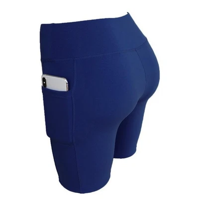 Женские шорты для йоги с боковыми карманами - Изображение 1 из 4