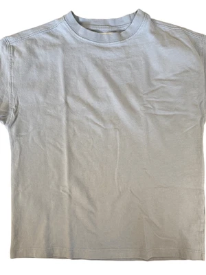 Zara size 8-9 year stormy blue cotton short sleeve t-shirt basic minimalist - Image 1 of 3